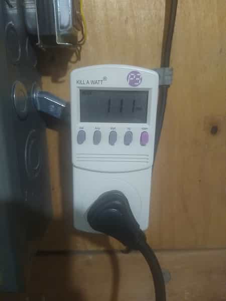 power consumption after: 111W